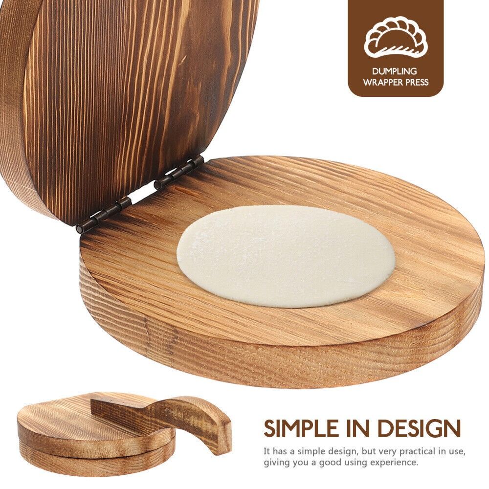Dumpling Press Set - Diy de madeira bolinho envoltório presser